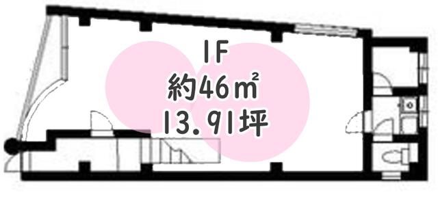 【世田谷区・経堂駅徒歩5分】⼩⽥急⼩⽥原線　飲食店可！角部屋・1フロア1テナント★店舗物件　土日祝日利用可